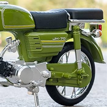 HONDA JH70 ミニチュアモデル グリーン 1/10 Vintage Honda JH-70 Motorcycle Model Diecast Bike Toy